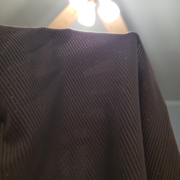 Athleta Chi Taupe Metallic Stripe Tank Sz Small - Picture 11 of 11